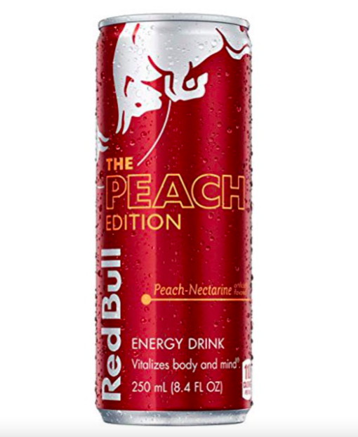 Red Bull Energy Drink Peach Nectarine 8.4 Oz Distributor